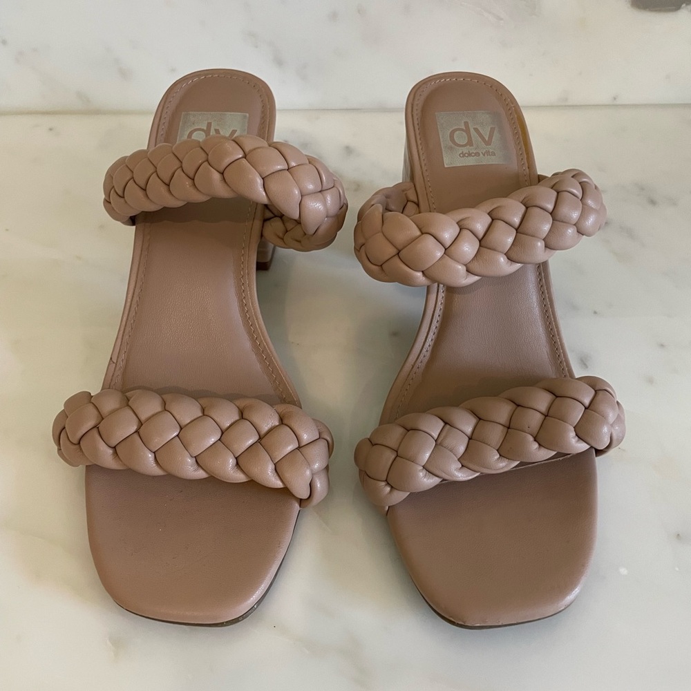 Dolce Vita Women's Tan Braided ‘Tessa’ Sandals